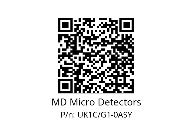   MD Micro Detectors UK1C/G1-0ASY