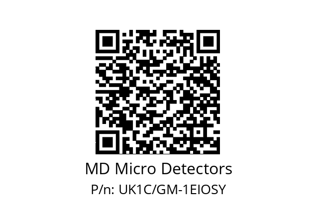   MD Micro Detectors UK1C/GM-1EIOSY