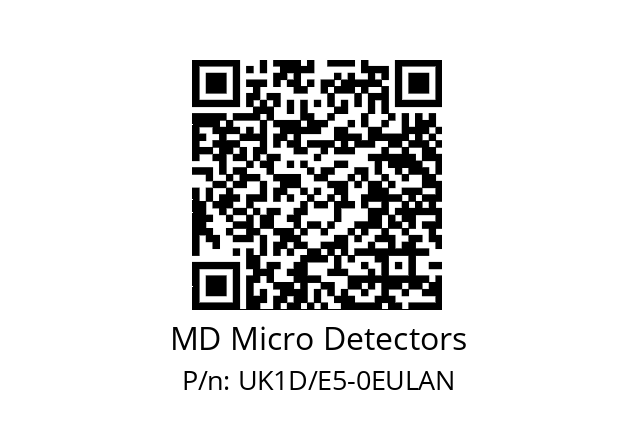   MD Micro Detectors UK1D/E5-0EULAN