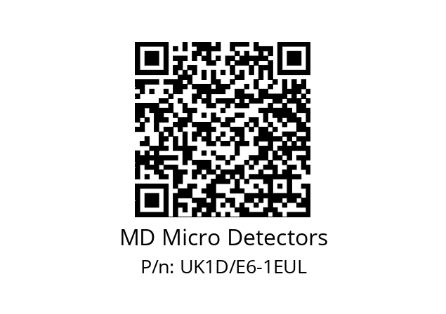   MD Micro Detectors UK1D/E6-1EUL