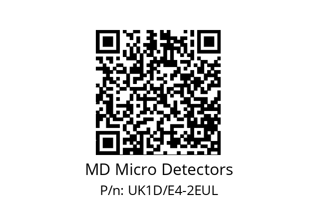   MD Micro Detectors UK1D/E4-2EUL