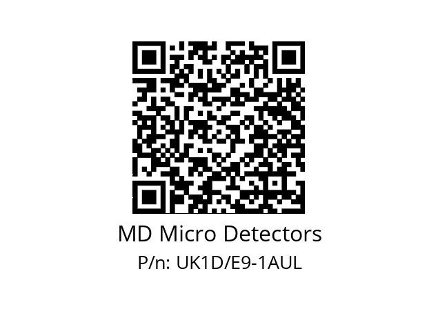   MD Micro Detectors UK1D/E9-1AUL