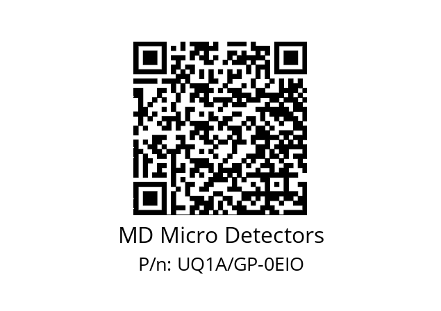   MD Micro Detectors UQ1A/GP-0EIO