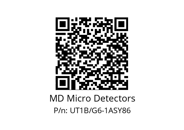   MD Micro Detectors UT1B/G6-1ASY86