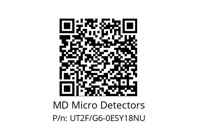   MD Micro Detectors UT2F/G6-0ESY18NU