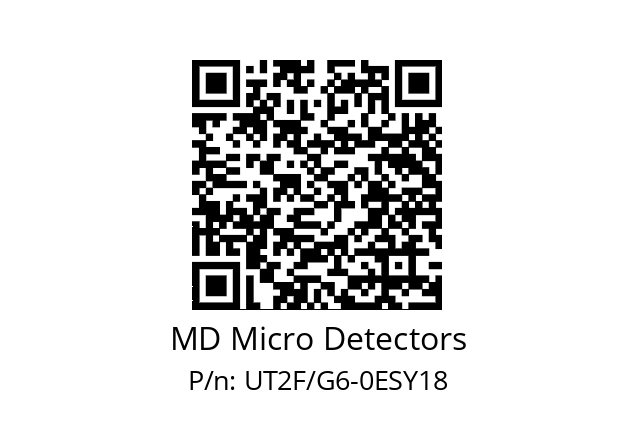   MD Micro Detectors UT2F/G6-0ESY18