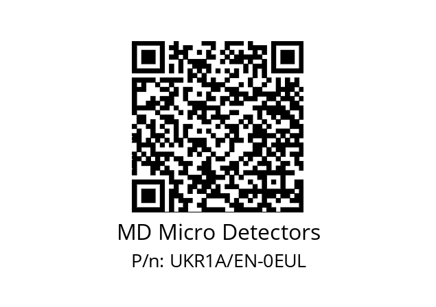   MD Micro Detectors UKR1A/EN-0EUL