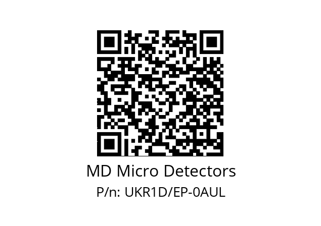   MD Micro Detectors UKR1D/EP-0AUL