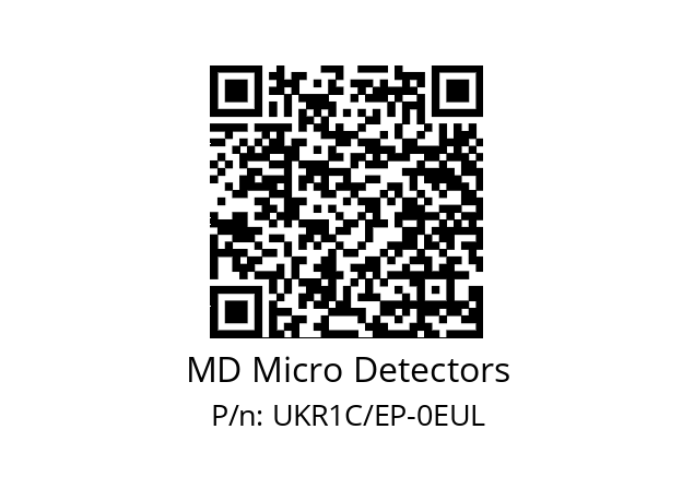   MD Micro Detectors UKR1C/EP-0EUL