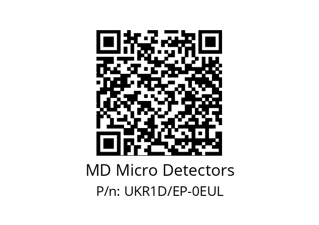   MD Micro Detectors UKR1D/EP-0EUL