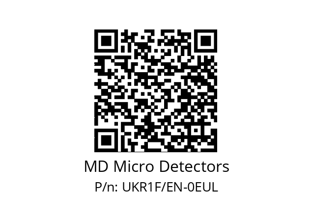   MD Micro Detectors UKR1F/EN-0EUL