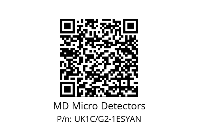   MD Micro Detectors UK1C/G2-1ESYAN