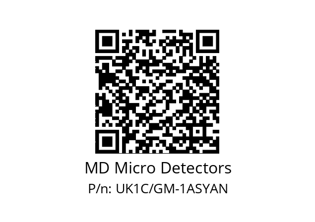   MD Micro Detectors UK1C/GM-1ASYAN