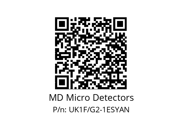   MD Micro Detectors UK1F/G2-1ESYAN