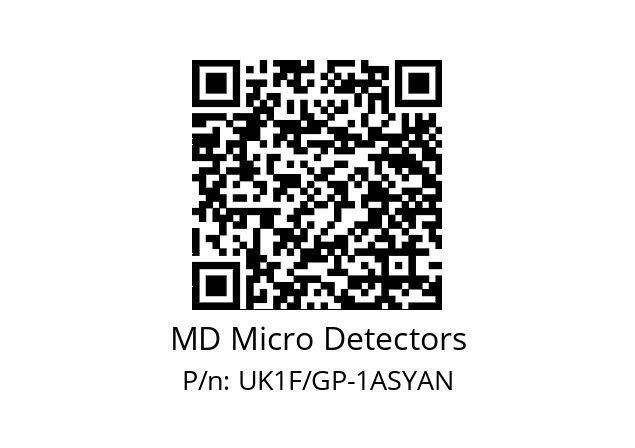   MD Micro Detectors UK1F/GP-1ASYAN