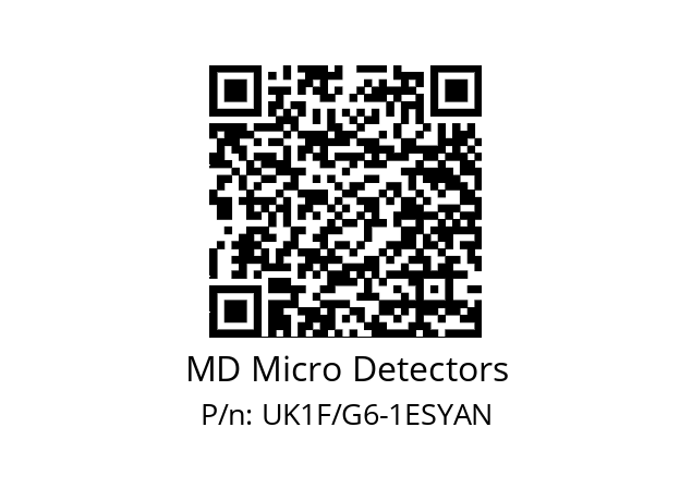   MD Micro Detectors UK1F/G6-1ESYAN