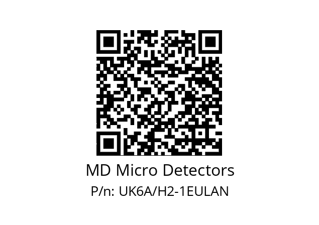   MD Micro Detectors UK6A/H2-1EULAN