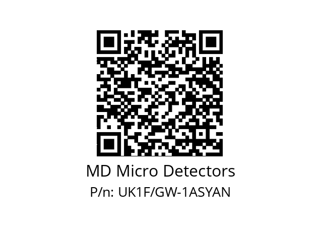   MD Micro Detectors UK1F/GW-1ASYAN