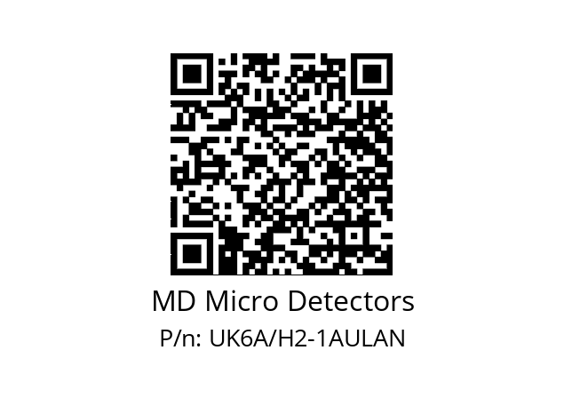   MD Micro Detectors UK6A/H2-1AULAN