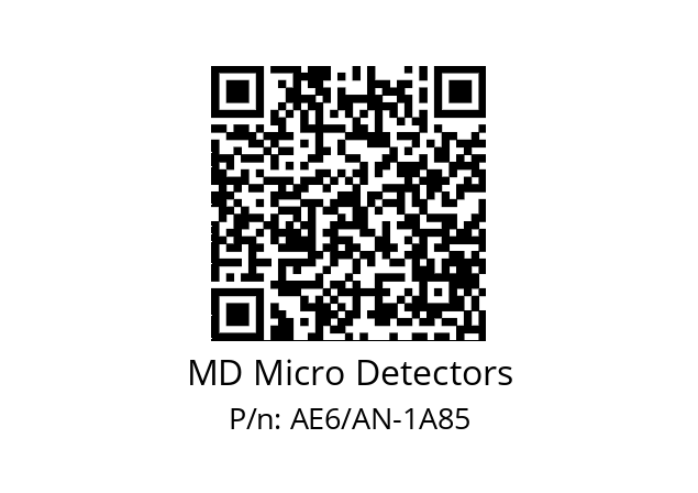   MD Micro Detectors AE6/AN-1A85