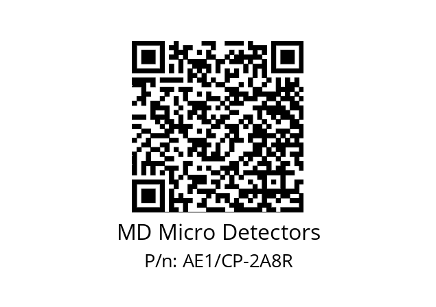   MD Micro Detectors AE1/CP-2A8R