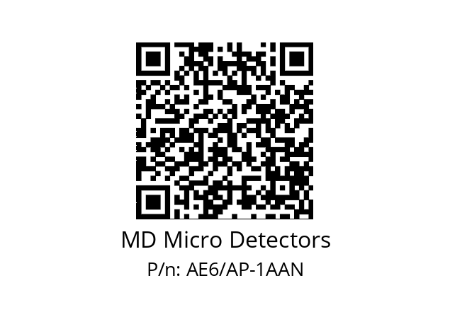   MD Micro Detectors AE6/AP-1AAN