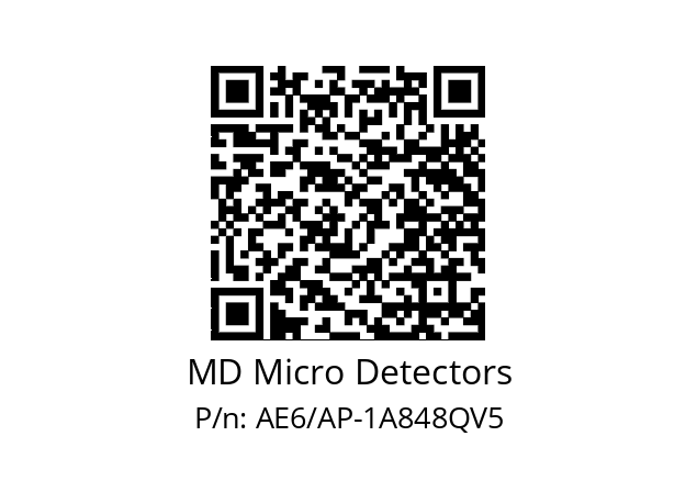   MD Micro Detectors AE6/AP-1A848QV5