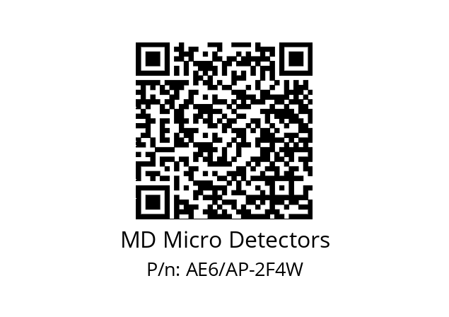   MD Micro Detectors AE6/AP-2F4W