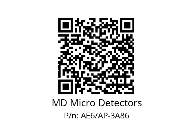   MD Micro Detectors AE6/AP-3A86