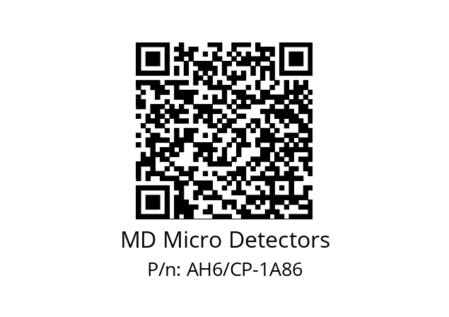   MD Micro Detectors AH6/CP-1A86