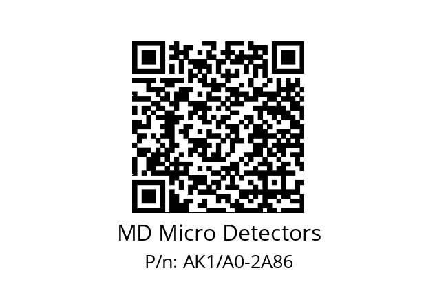   MD Micro Detectors AK1/A0-2A86