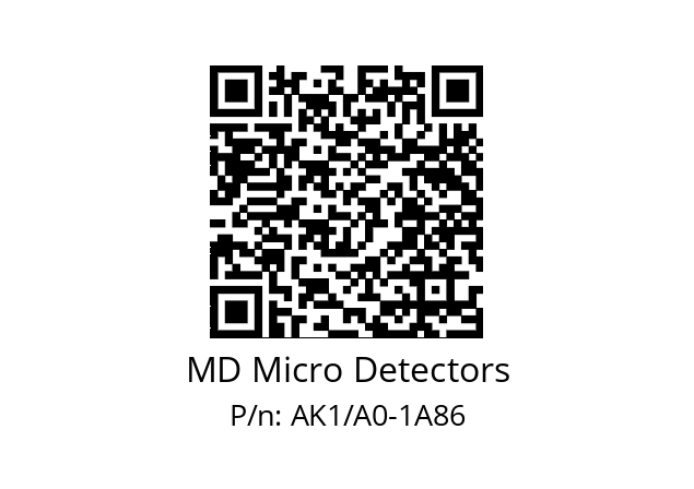   MD Micro Detectors AK1/A0-1A86