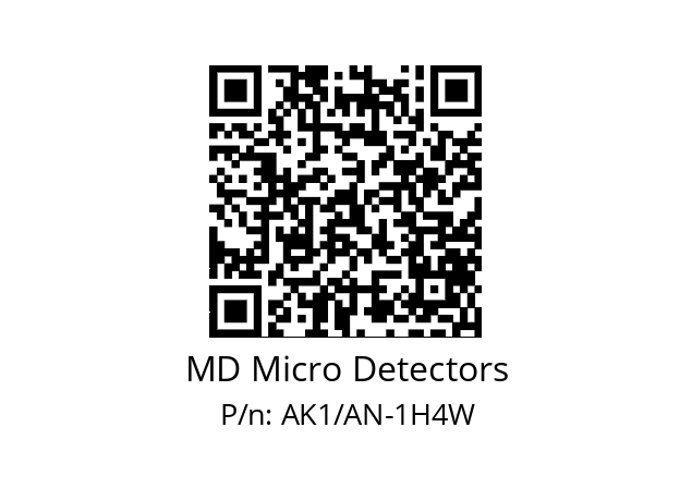   MD Micro Detectors AK1/AN-1H4W