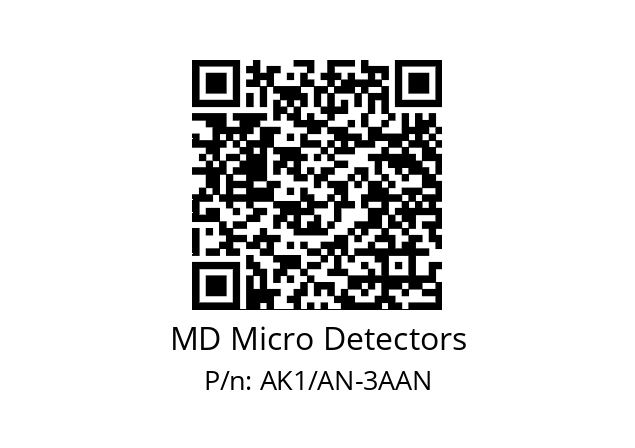   MD Micro Detectors AK1/AN-3AAN