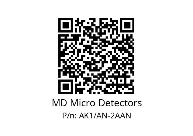   MD Micro Detectors AK1/AN-2AAN