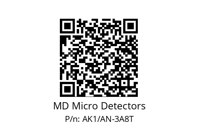   MD Micro Detectors AK1/AN-3A8T