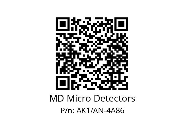   MD Micro Detectors AK1/AN-4A86