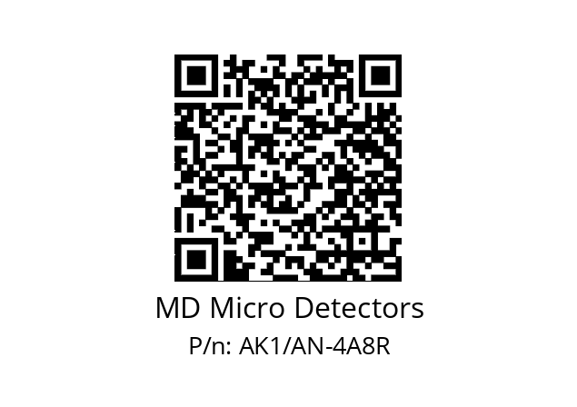   MD Micro Detectors AK1/AN-4A8R