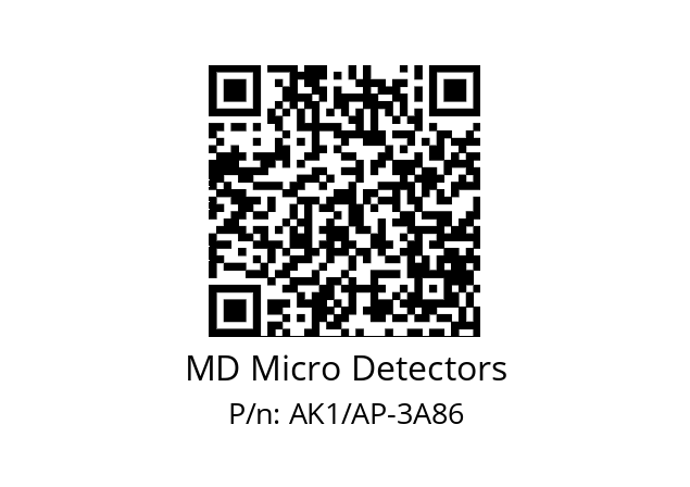   MD Micro Detectors AK1/AP-3A86