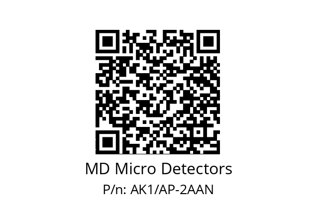   MD Micro Detectors AK1/AP-2AAN