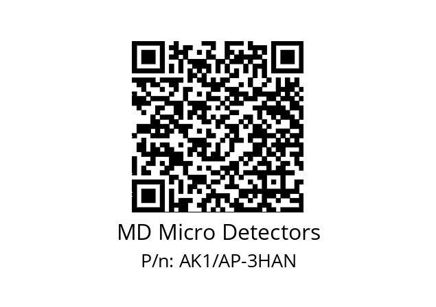   MD Micro Detectors AK1/AP-3HAN