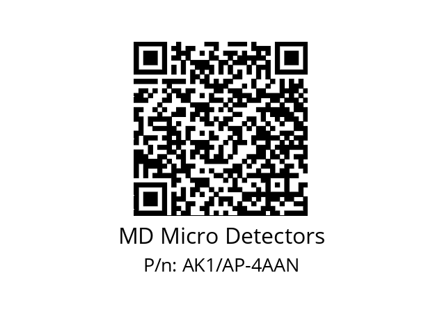   MD Micro Detectors AK1/AP-4AAN