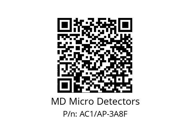   MD Micro Detectors AC1/AP-3A8F