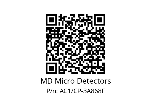   MD Micro Detectors AC1/CP-3A868F