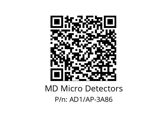   MD Micro Detectors AD1/AP-3A86