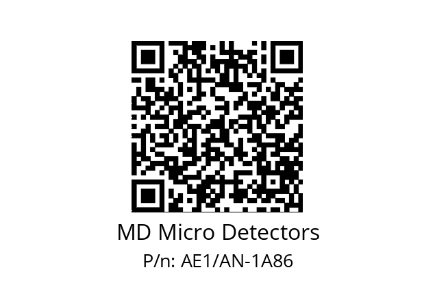   MD Micro Detectors AE1/AN-1A86