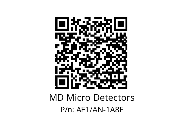   MD Micro Detectors AE1/AN-1A8F