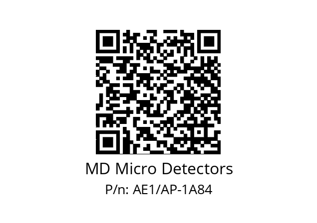   MD Micro Detectors AE1/AP-1A84