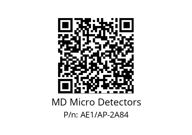   MD Micro Detectors AE1/AP-2A84