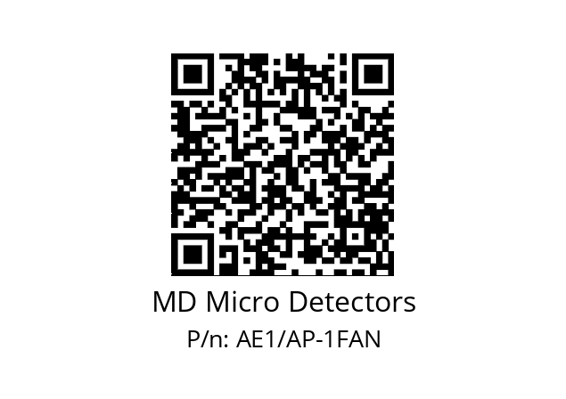   MD Micro Detectors AE1/AP-1FAN